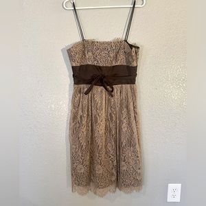 Laundry Lace and Satin Dress